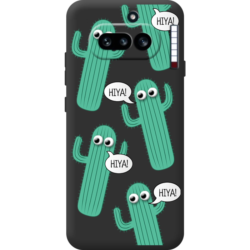 Прозорий чохол BoxFace Nothing Phone (4a) с 3D-глазками HIYA