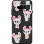 Прозорий чохол BoxFace Nothing Phone (4a) с 3D-глазками Mouse
