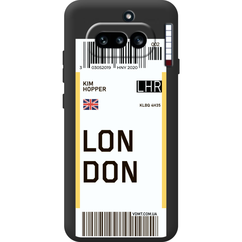 Прозорий чохол BoxFace Nothing Phone (4a) Ticket London