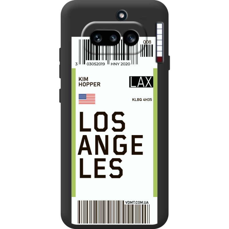 Прозорий чохол BoxFace Nothing Phone (4a) Ticket Los Angeles