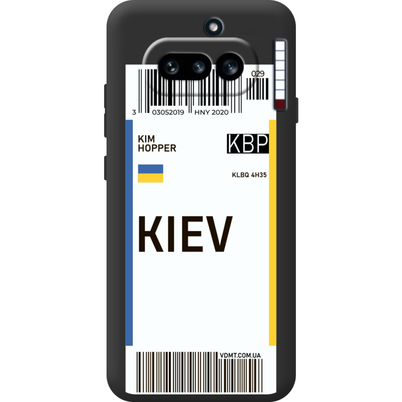 Прозорий чохол BoxFace Nothing Phone (4a) Ticket Kiev