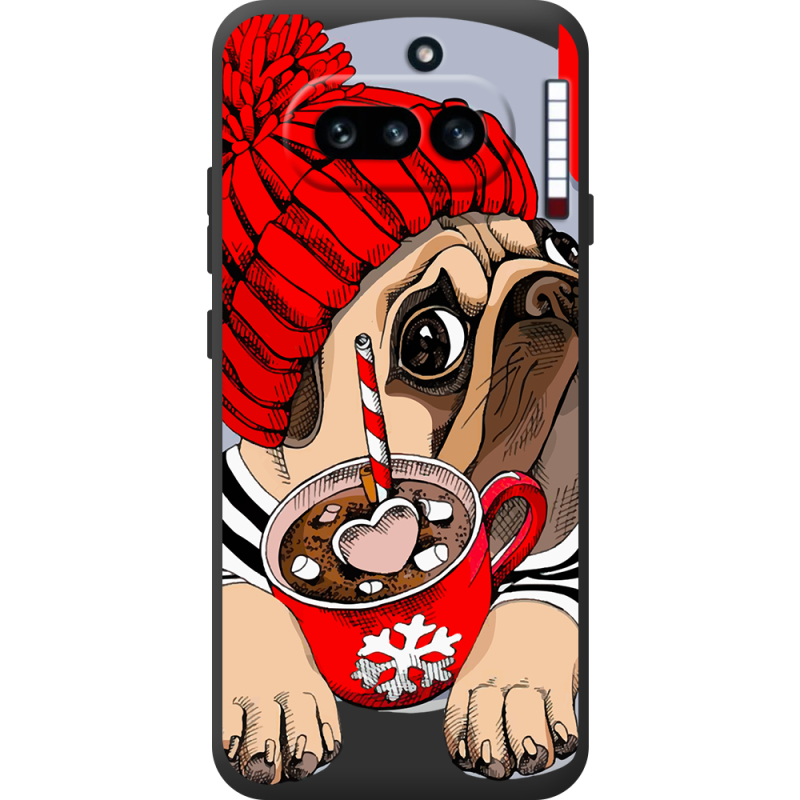 Прозорий чохол BoxFace Nothing Phone (4a) Winter Puggy