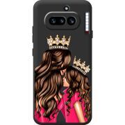 Прозорий чохол BoxFace Nothing Phone (4a) Queen and Princess