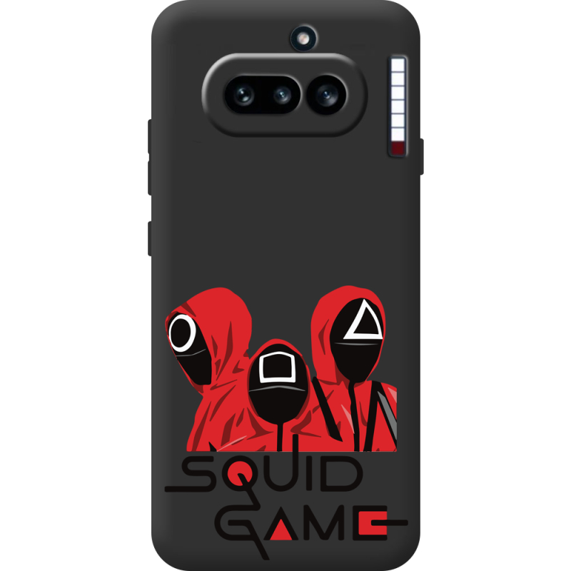 Прозорий чохол BoxFace Nothing Phone (4a) siquid game люди в красном