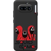 Прозорий чохол BoxFace Nothing Phone (4a) siquid game люди в красном