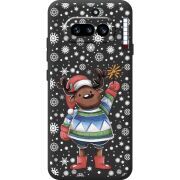 Прозорий чохол BoxFace Nothing Phone (4a) Christmas Deer with Snow