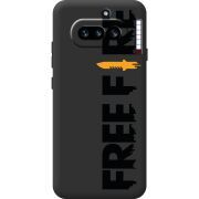 Прозорий чохол BoxFace Nothing Phone (4a) Free Fire Black Logo
