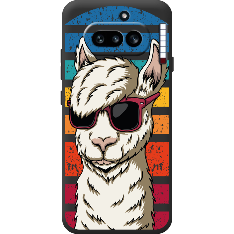 Прозорий чохол BoxFace Nothing Phone (4a) Стильна Лама