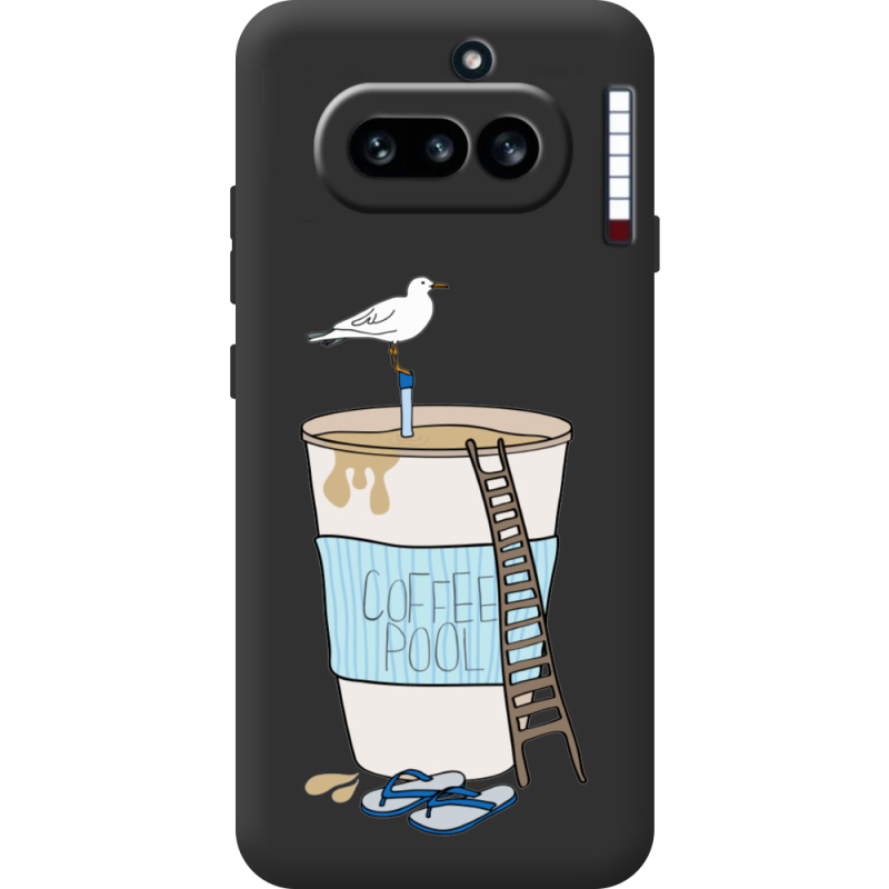 Прозорий чохол BoxFace Nothing Phone (4a) Segull in Cofee Pool