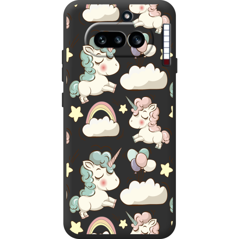 Прозорий чохол BoxFace Nothing Phone (4a) Unicorns
