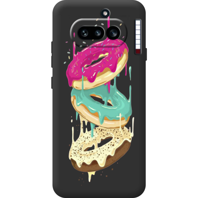 Прозорий чохол BoxFace Nothing Phone (4a) Donuts