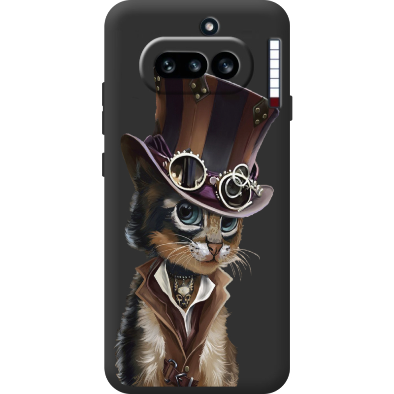 Прозорий чохол BoxFace Nothing Phone (4a) Steampunk Cat