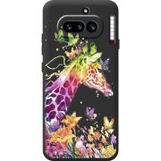 Прозорий чохол BoxFace Nothing Phone (4a) Colorful Giraffe