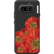 Прозорий чохол BoxFace Nothing Phone (4a) Red Poppies