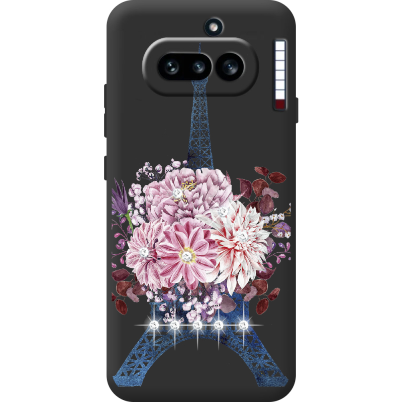 Чохол зі стразами Nothing Phone (4a) Eiffel Tower