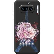 Чохол зі стразами Nothing Phone (4a) Eiffel Tower