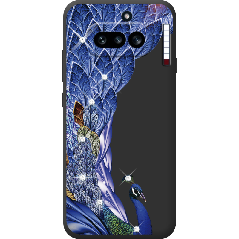 Чохол зі стразами Nothing Phone (4a) Peafowl