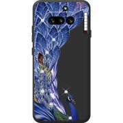 Чохол зі стразами Nothing Phone (4a) Peafowl