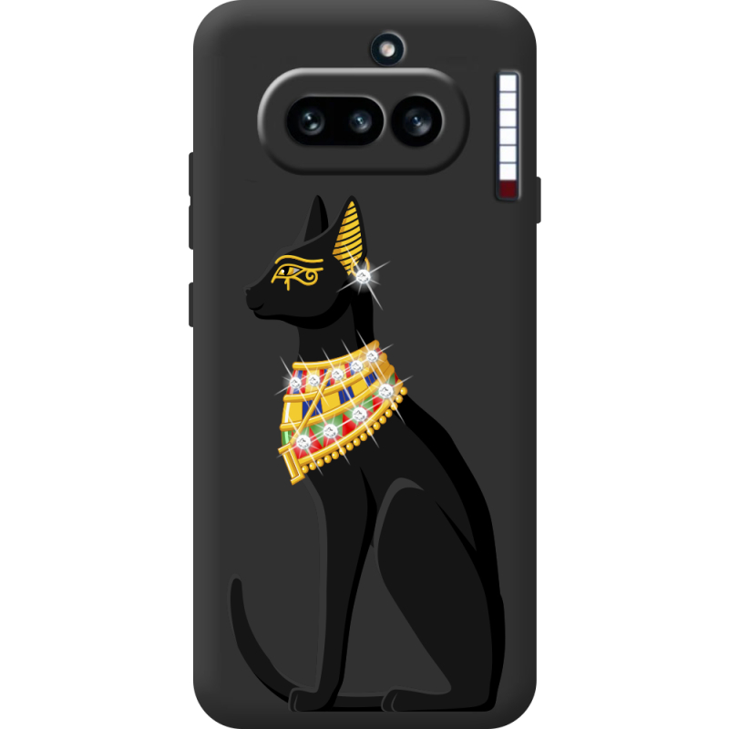 Чохол зі стразами Nothing Phone (4a) Egipet Cat