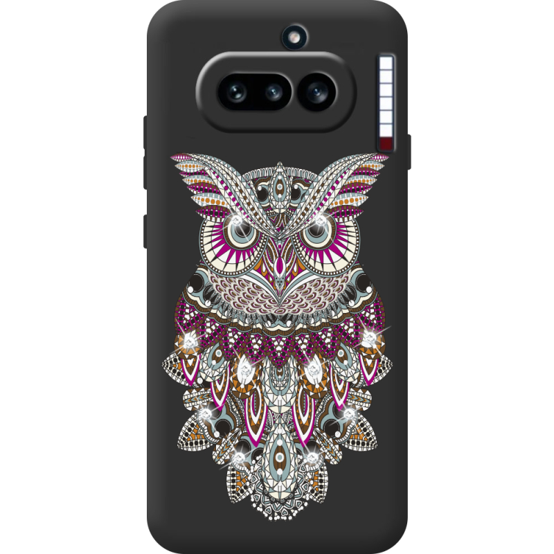 Чохол зі стразами Nothing Phone (4a) Owl