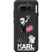 Чорний чохол BoxFace Nothing Phone (4a) For Karl