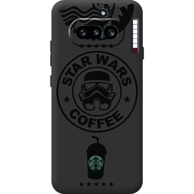 Чорний чохол BoxFace Nothing Phone (4a) Dark Coffee