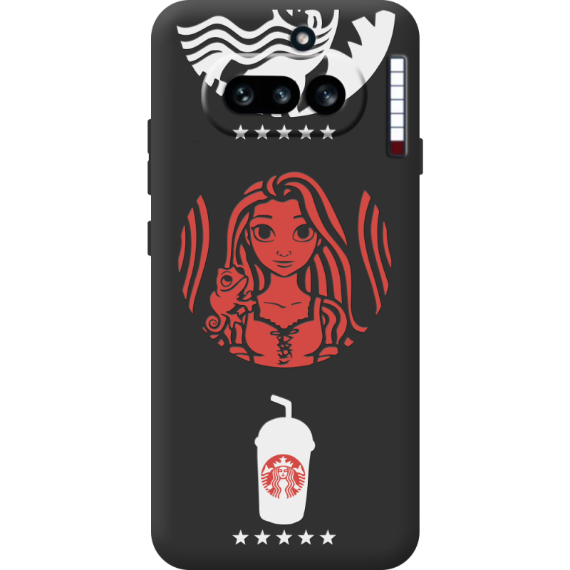 Чорний чохол BoxFace Nothing Phone (4a) RedWhite Coffee