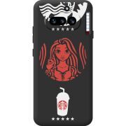 Чорний чохол BoxFace Nothing Phone (4a) RedWhite Coffee