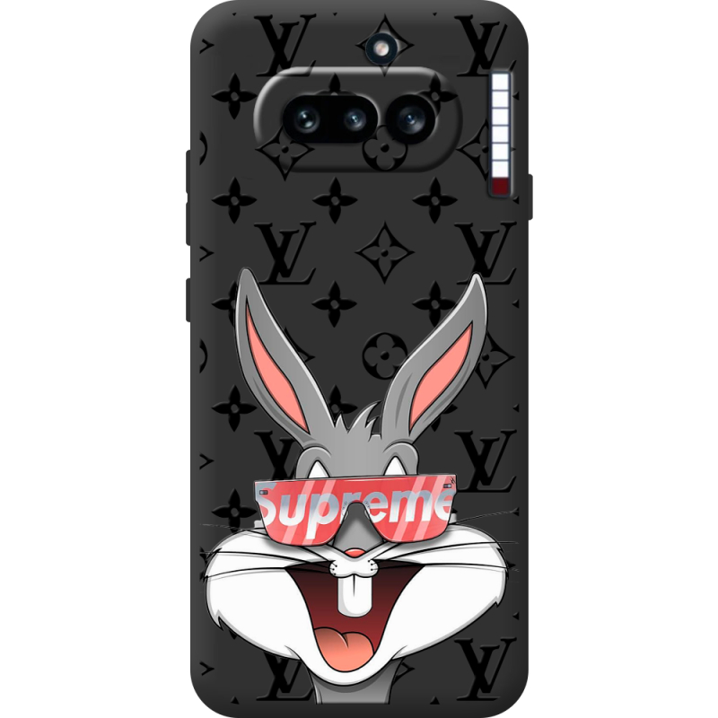 Чорний чохол BoxFace Nothing Phone (4a) looney bunny