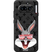 Чорний чохол BoxFace Nothing Phone (4a) looney bunny
