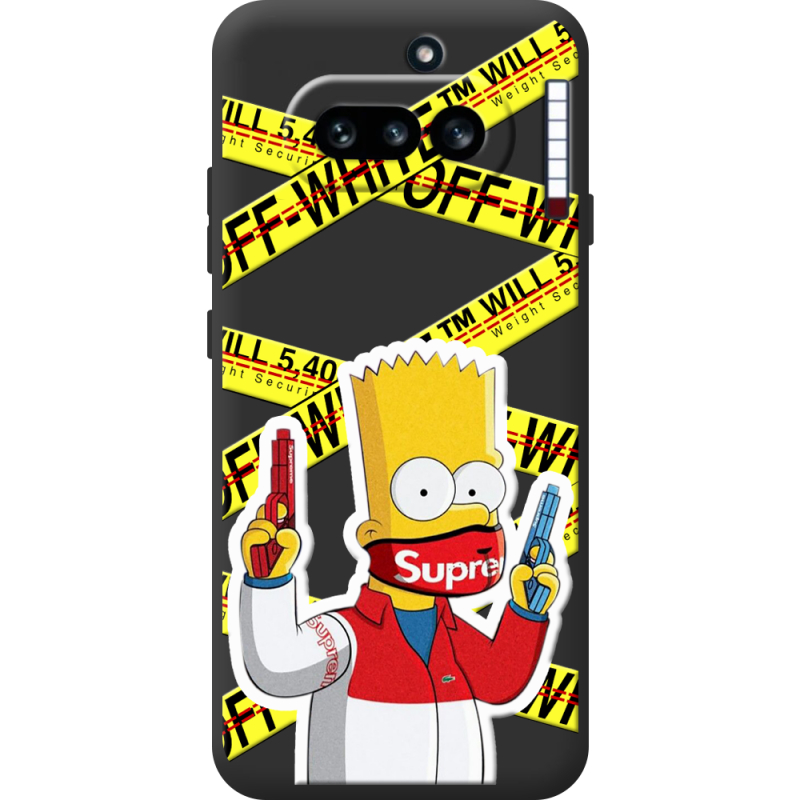 Чорний чохол BoxFace Nothing Phone (4a) White Bart