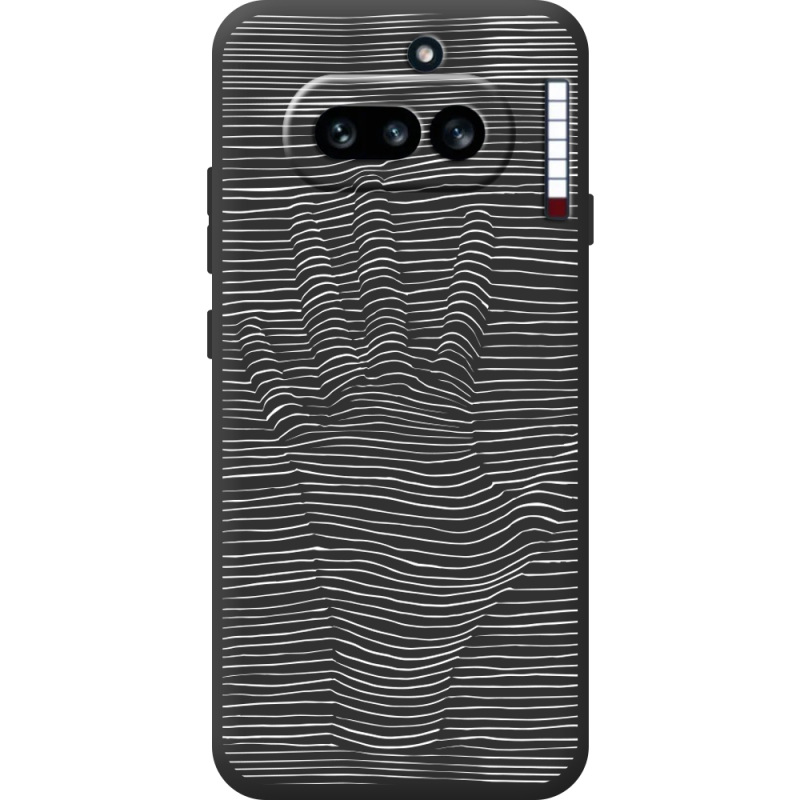 Чорний чохол BoxFace Nothing Phone (4a) Optical Hand