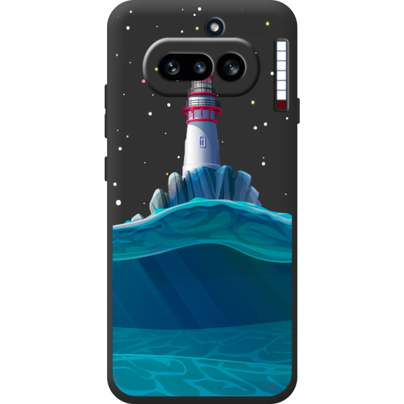 Чорний чохол BoxFace Nothing Phone (4a) Lighthouse