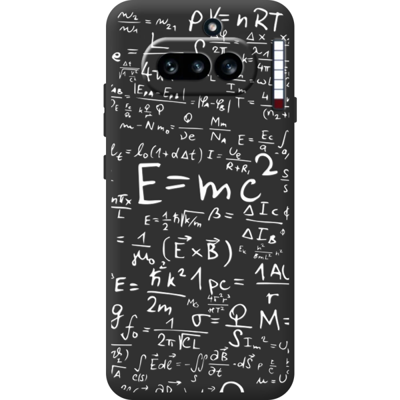 Чорний чохол BoxFace Nothing Phone (4a) E=mc2