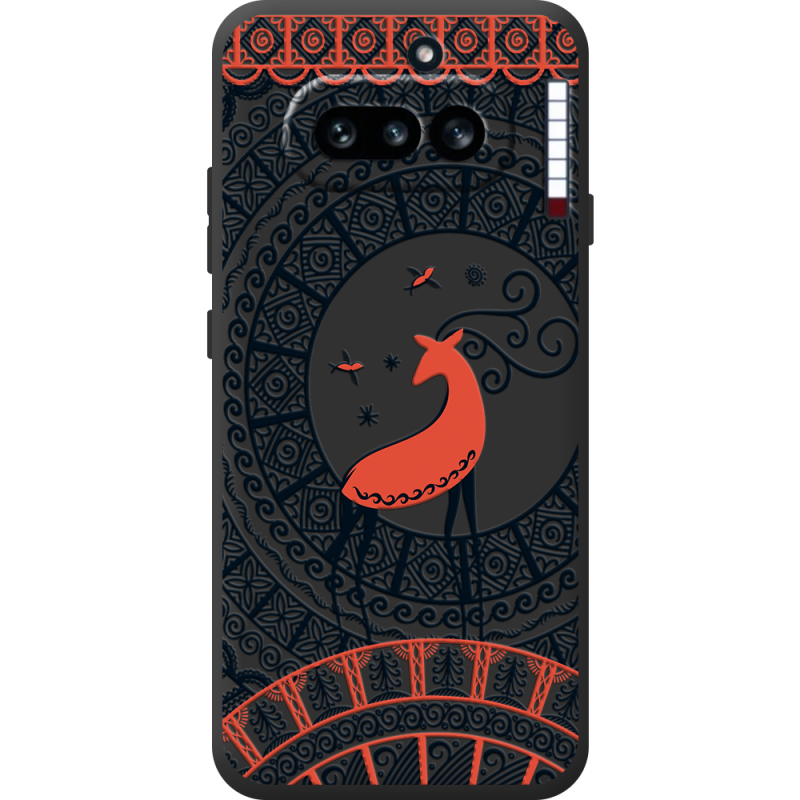 Чорний чохол BoxFace Nothing Phone (4a) Ornament