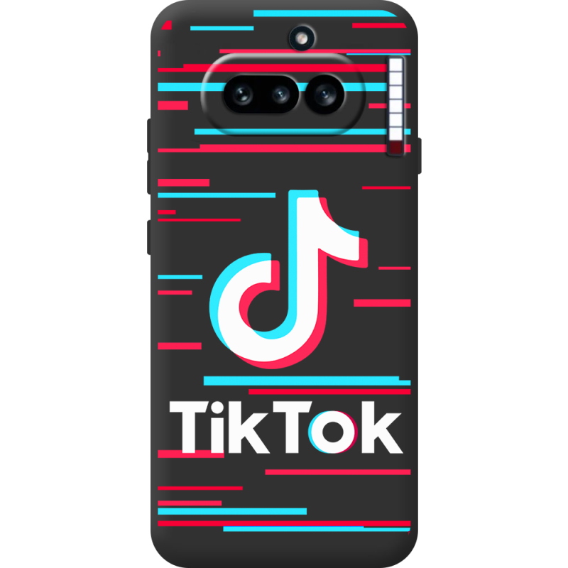 Чорний чохол BoxFace Nothing Phone (4a) Tik Tok