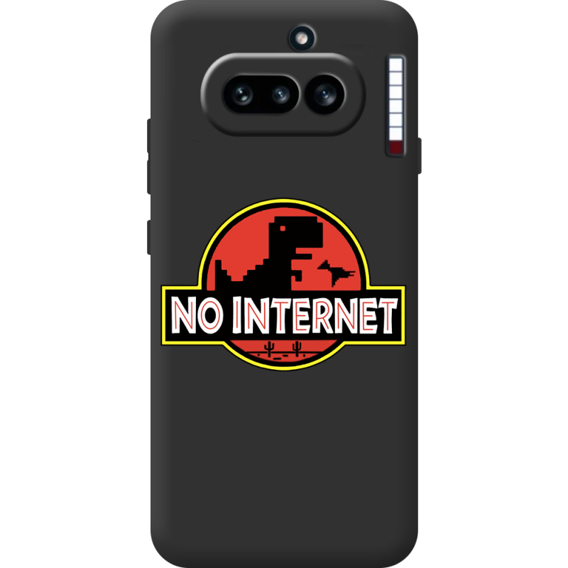 Чорний чохол BoxFace Nothing Phone (4a) No Internet