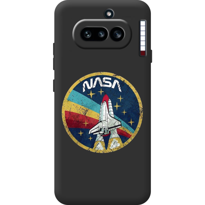 Чорний чохол BoxFace Nothing Phone (4a) NASA