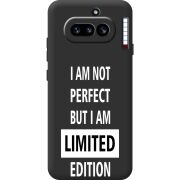 Чорний чохол BoxFace Nothing Phone (4a) Limited Edition