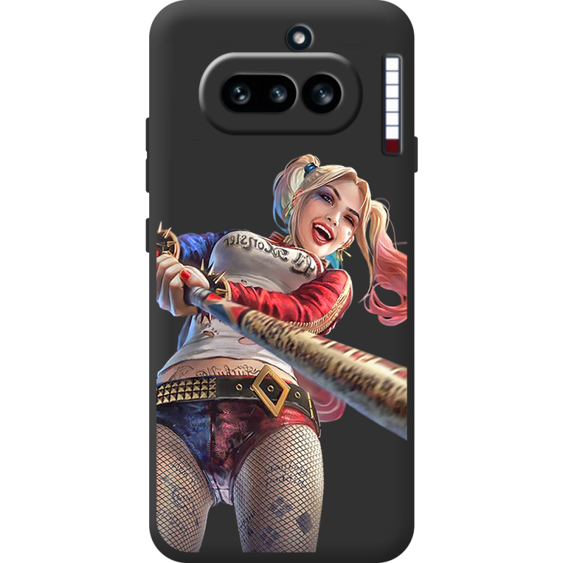 Чорний чохол BoxFace Nothing Phone (4a) Happy Harley Quinn
