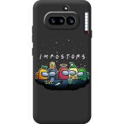 Чорний чохол BoxFace Nothing Phone (4a) Among Us Impostors