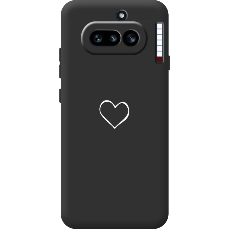 Чорний чохол BoxFace Nothing Phone (4a) My Heart