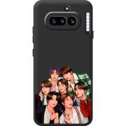 Чорний чохол BoxFace Nothing Phone (4a) BTS