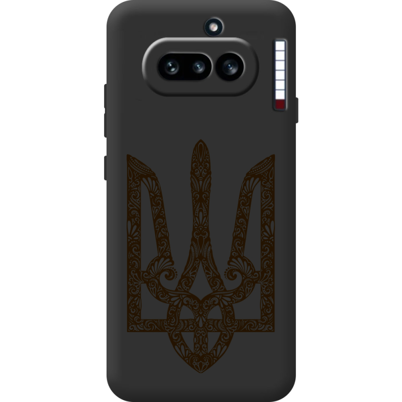 Чорний чохол BoxFace Nothing Phone (4a) Ukrainian Trident