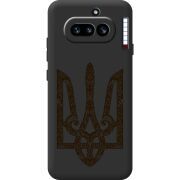 Чорний чохол BoxFace Nothing Phone (4a) Ukrainian Trident