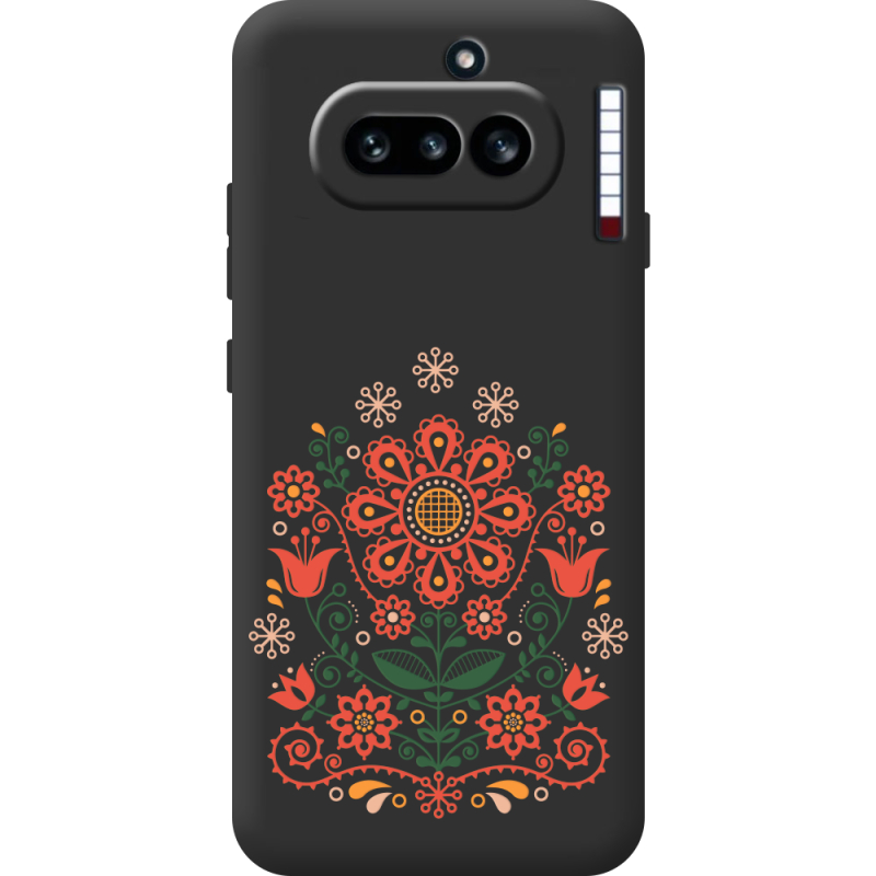 Чорний чохол BoxFace Nothing Phone (4a) Ukrainian Ornament