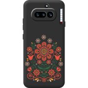 Чорний чохол BoxFace Nothing Phone (4a) Ukrainian Ornament