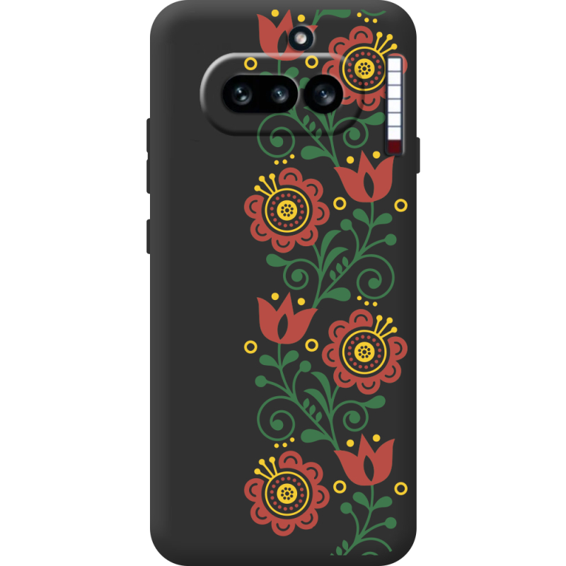Чорний чохол BoxFace Nothing Phone (4a) Ethno