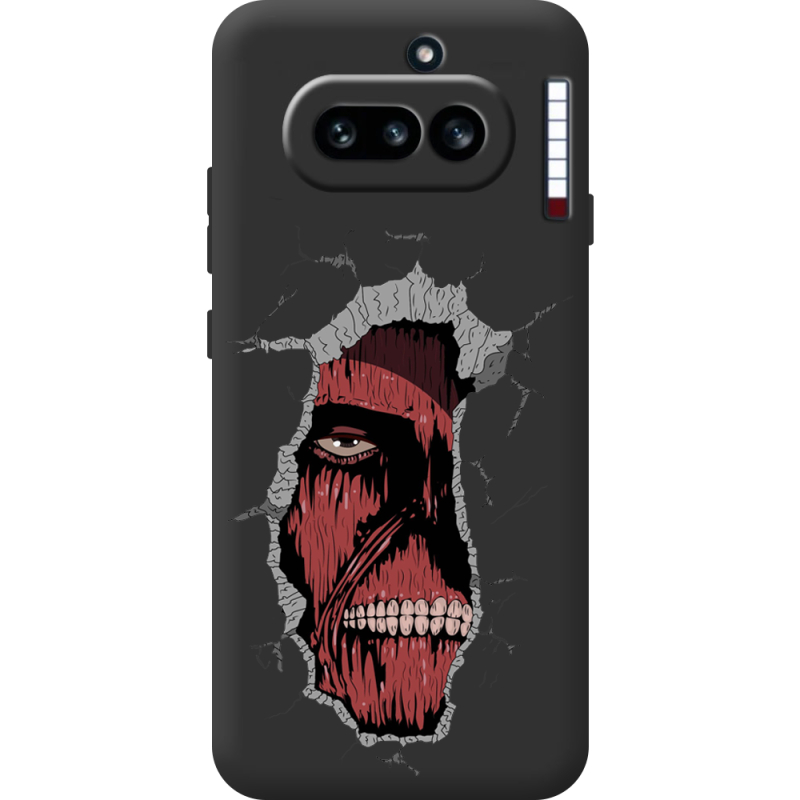 Чорний чохол BoxFace Nothing Phone (4a) Нападение на Титана
