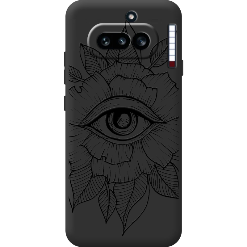 Чорний чохол BoxFace Nothing Phone (4a) Eye